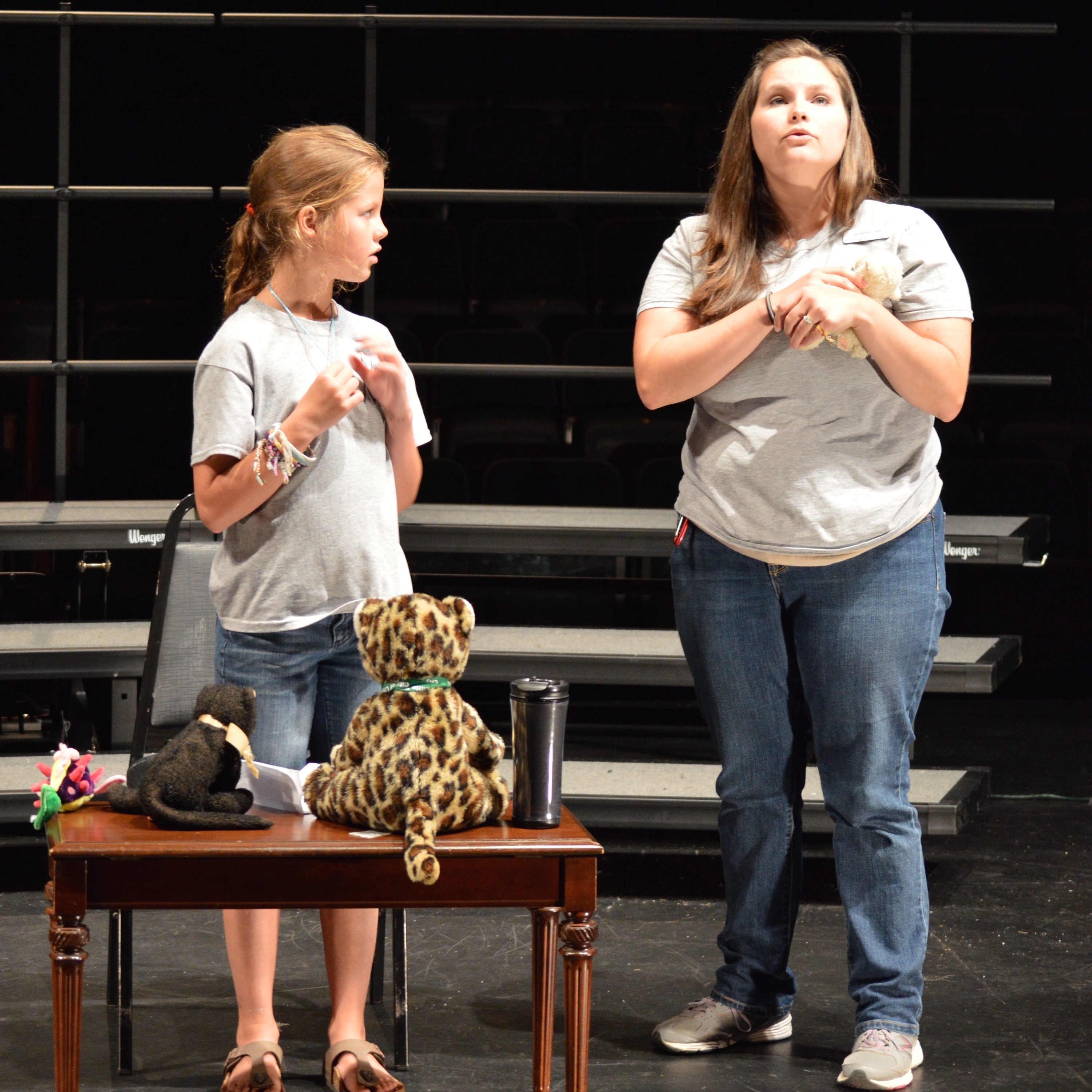 Angela Working with Clara